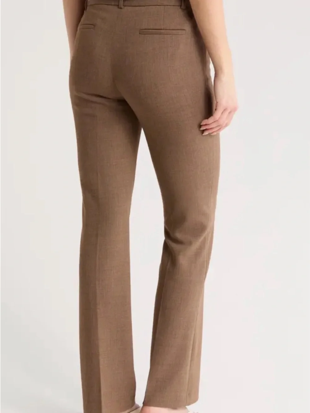 Amanda & Chelsea Brown Straight-Leg Dress Pants - Picture 2 of 11